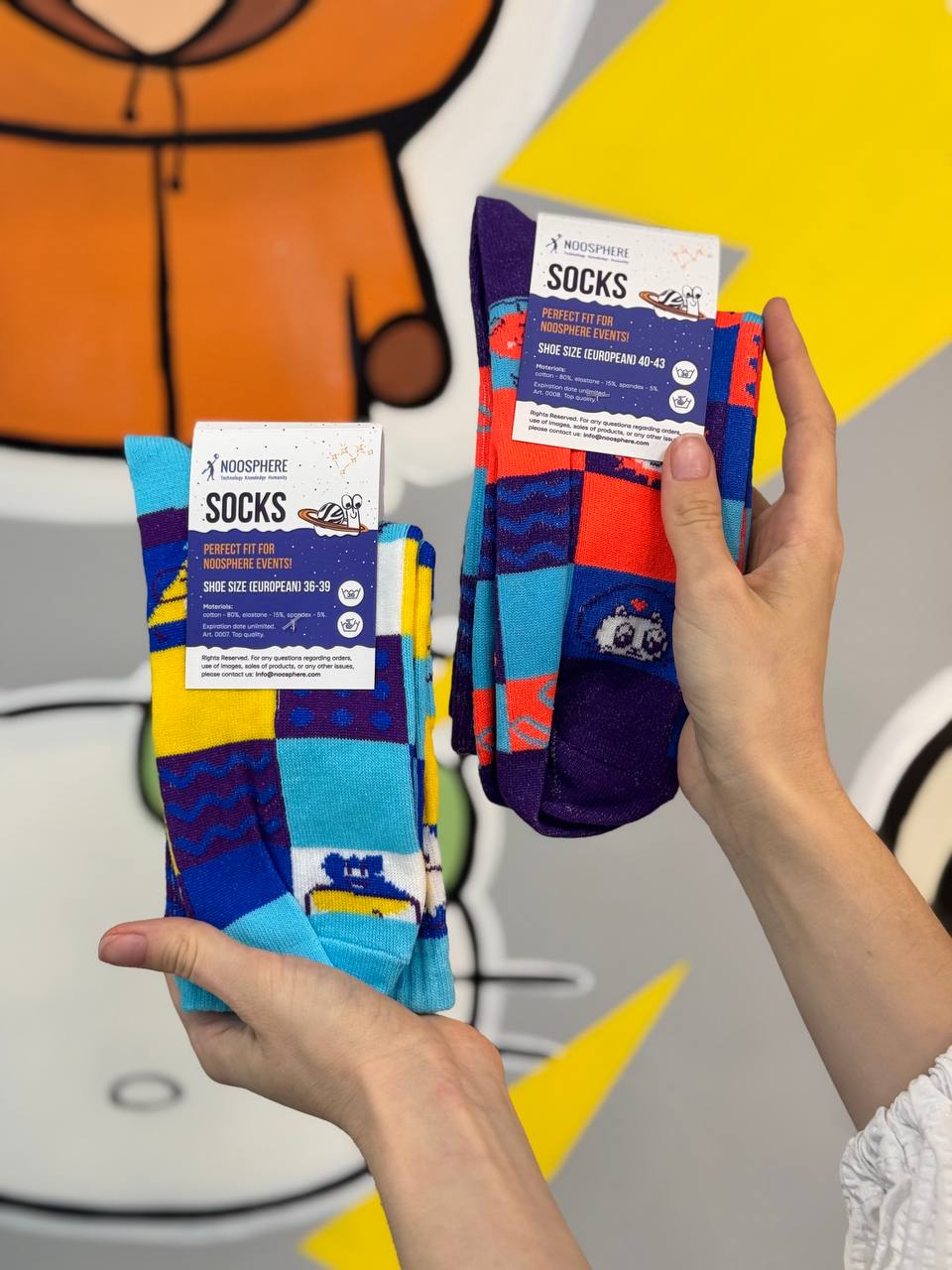 Space Art Socks